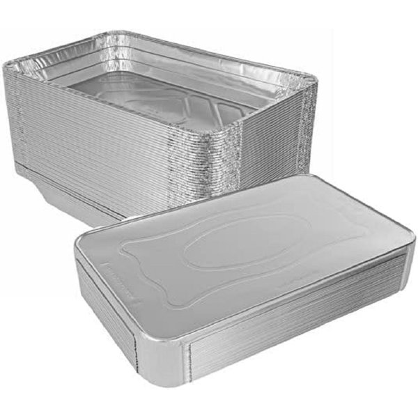 Nicole Fantini Disposable Aluminum Full Size Medium/Shallow Pans with